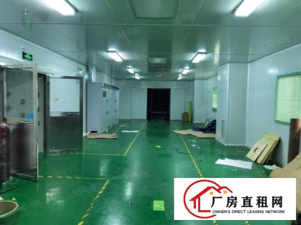  厚街沙塘新一楼无尘车间2000方水电齐全精装修！