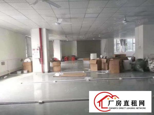  厚街新出楼上1850平吊顶地坪漆带办公室厂房出租