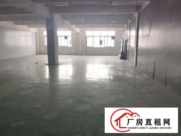  厚街惊现楼上靓房1100平厂房，现成办公室地坪漆，可拎包生产