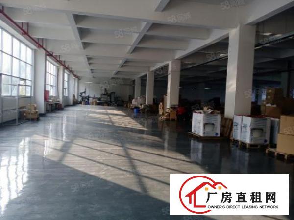  厚街白濠工业区新出楼上1500平带现成办公室装修全新地坪漆水