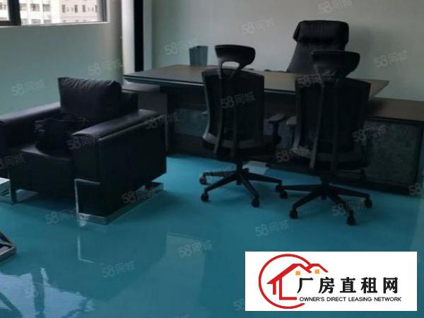  厚街现成装修厂房1200出租全新地坪漆洗手间三吨大货梯