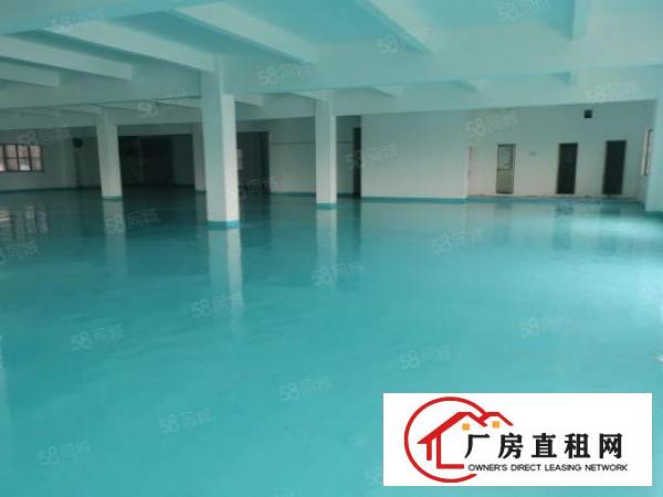  全新地坪漆1200平方厂房仓库出租电梯到车间采光通透好招工