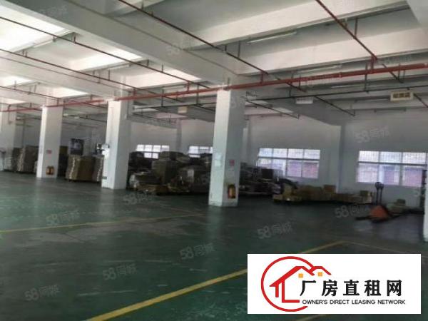  南城西平大马路边标准厂房590平，水电齐全，带装修！
