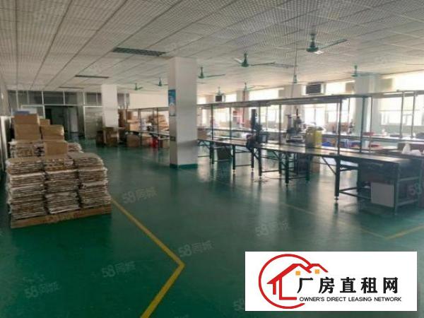  南城西平大马路边标准厂房590平，水电齐全，带装修！