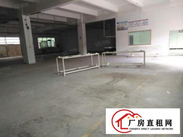  南城周溪村刚搬空标准厂房一楼952平精装修厂房出租，