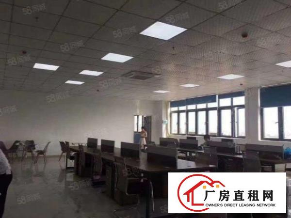  新出原房东单层1500平带地坪漆精装修办公室标准厂房出租