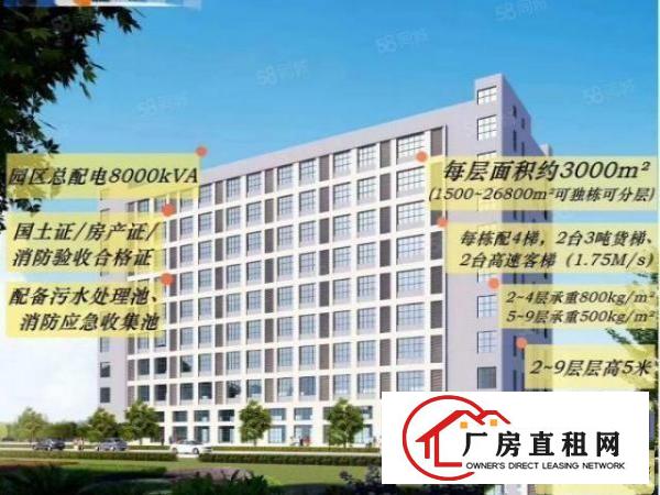 大岭山新出标准楼房可排污，有现成排污证，排污管道厂房招租