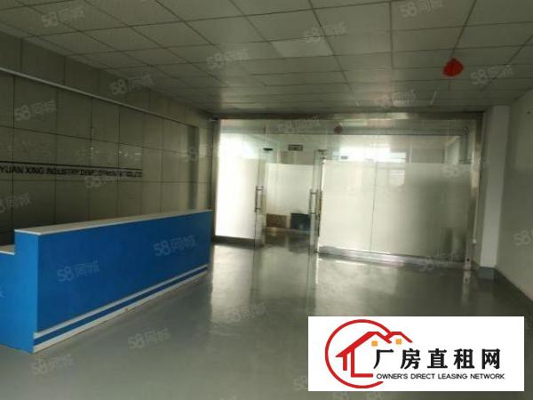  大岭山大型工业园新出1楼2楼各2300平高6.5米（可分租）