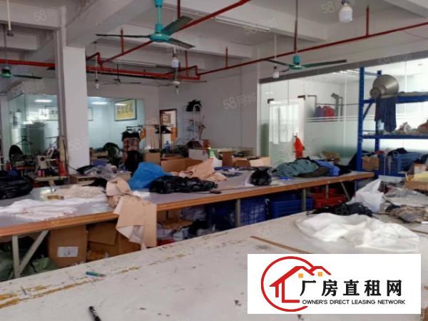  大岭山镇工业园出租楼上1000平厂房有豪华办公室装修可分租