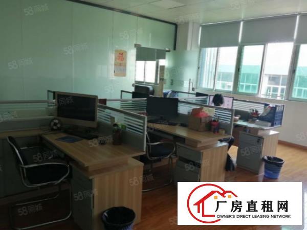  大岭山镇工业园出租有现成的前台办公室550平厂房有装修