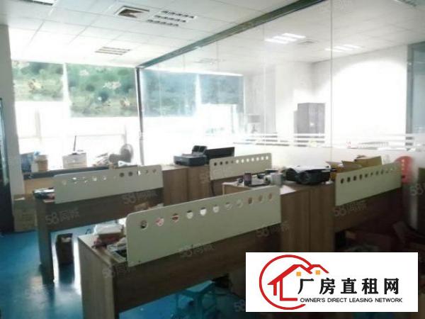  大岭山新出楼上880平方带现成办公室地坪漆