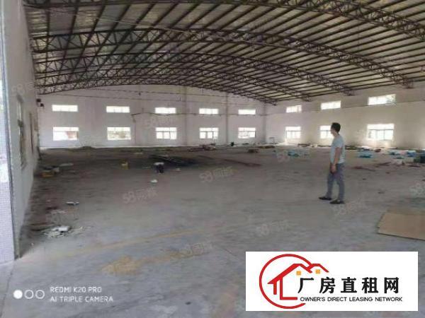 大岭山厚大路工业园分租两栋单一层厂房出租12000平无公摊