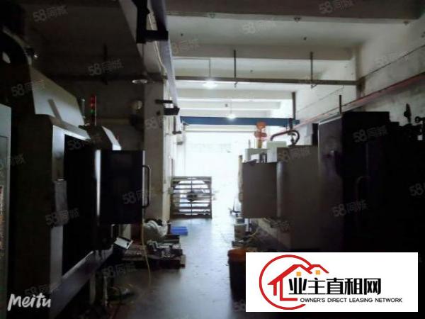  大岭山镇工业园原房东出租一楼带行车450平厂房空地大