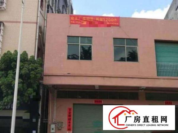  出租大朗镇大马路边（原房东）独栋厂房1200平方，实际面积