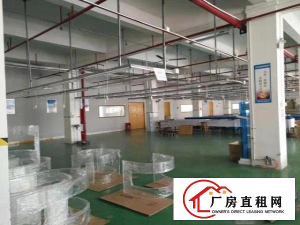  大朗楼上厂房1200平方带地坪漆适合电子毛织，办公室精装修