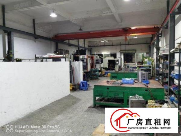  免租期2个月大朗大型工业园区厂房1300方架行车好进大车