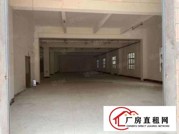  大朗空出标准厂房一楼1350平方出租，水电齐全，超大空地！