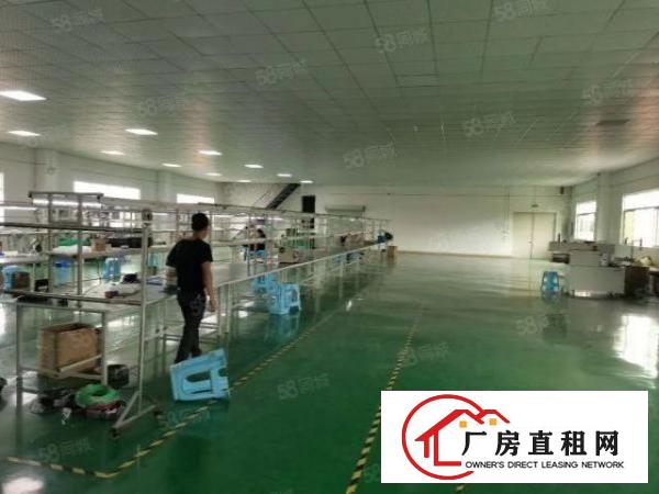  大朗黎贝岭工业区一二楼精装修厂房出租，每层950，可分租