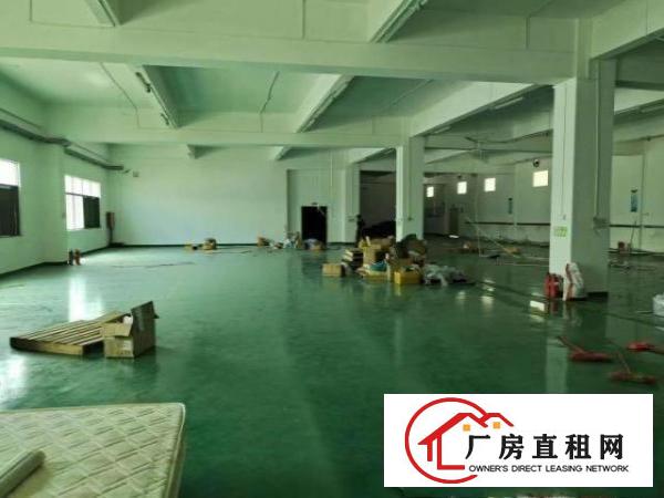  黄江北岸楼上厂房1500平有地坪漆办公室装修可500平起租