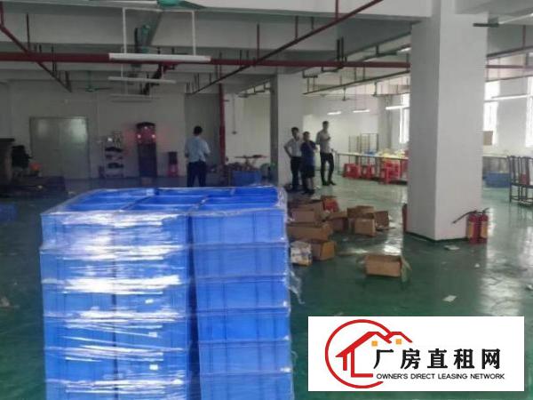  出租黄江北岸社区600平厂房带办公，现成地坪漆，价格实惠，