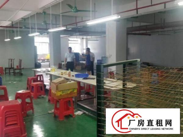  出租黄江北岸社区600平厂房带办公，现成地坪漆，价格实惠，
