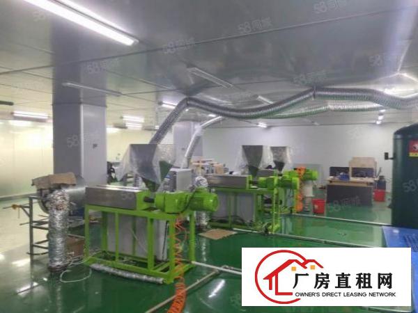  黄江镇工业园二楼无尘车间500方，设备齐全无转让费，租10元