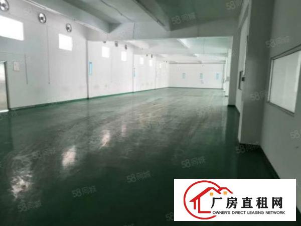  黄江镇新出楼上现成装修厂房，带地坪漆办公室，吊顶