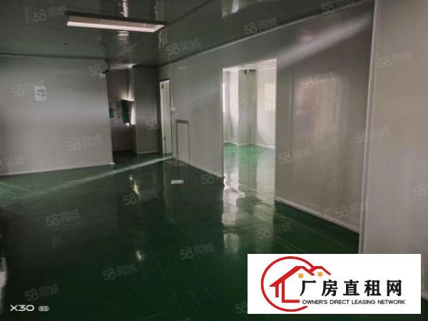 黄江镇田美社区新空出工业园分租四楼带精装修加无尘车间600平
