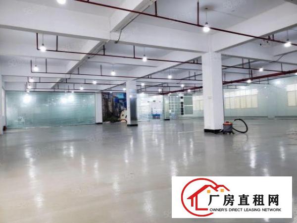  黄江全新精装修900平，形象好，园区管理，方正实用。