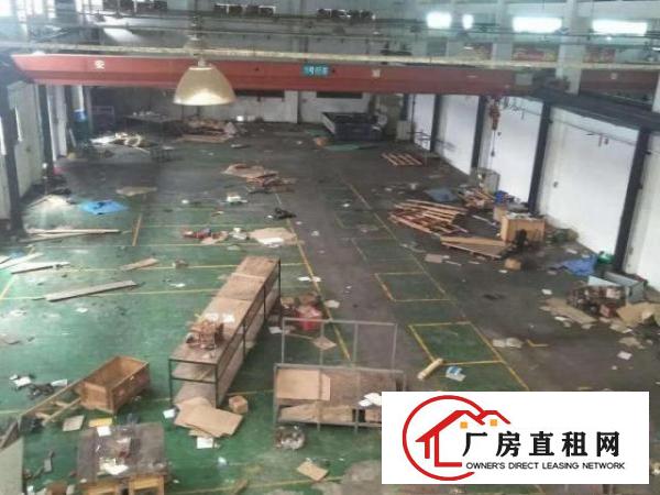  塘厦莲湖3000平方有行车钢构厂房，独院方便管理，临林村