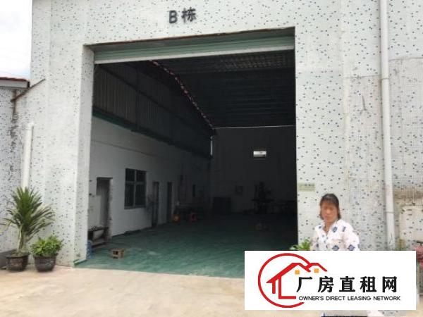  石潭布，小独院1300平方钢结构厂房，可分租