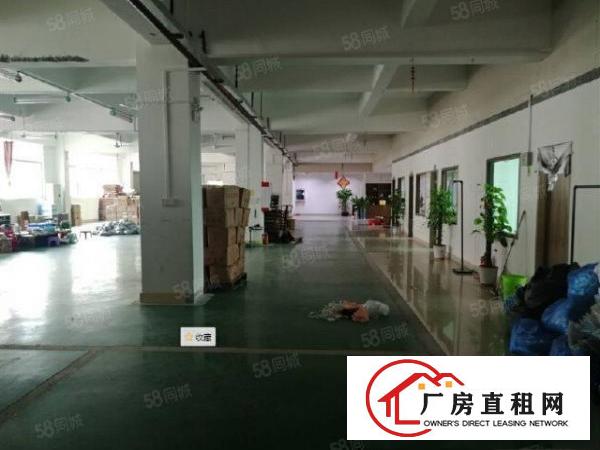  塘厦莲湖工业园里二楼1000平厂房出租，有地坪漆装修，办公室