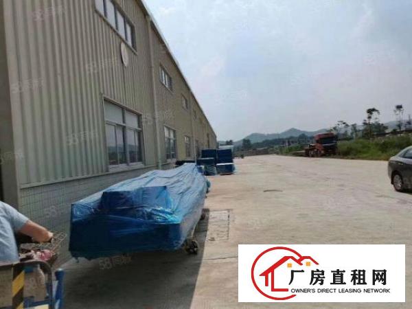  黄江旁空出独栋钢构厂房隔热层地坪漆空地超大高10米附近无居民