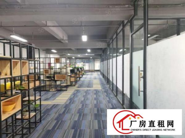  塘厦沙湖新出标准厂房楼上1450平方，电商贸易可拎包入住