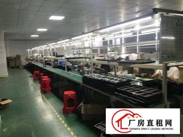  形象好塘厦科苑城楼上带精装修电子组装电商厂房出租870平