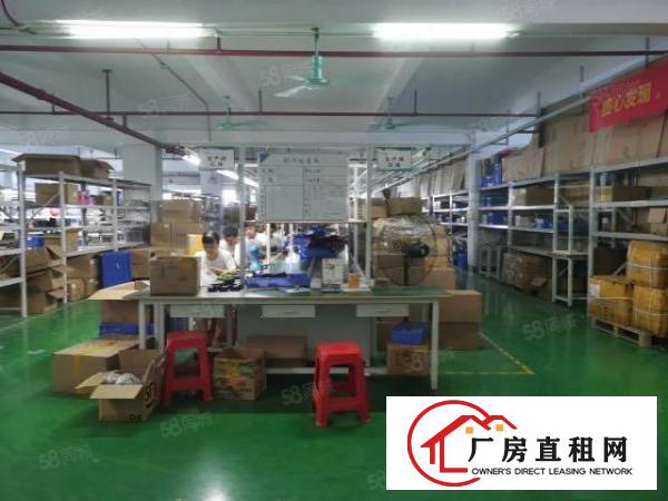  塘厦科苑城楼上1500平厂房出租，车间带有现成前台办公室装修
