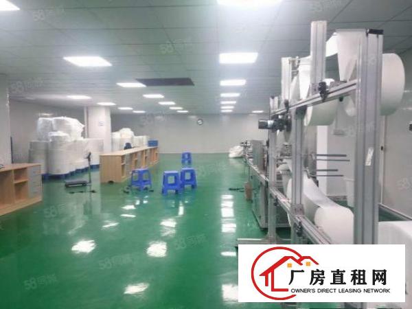  塘厦科苑城独院标准3楼600平方！洁净车间精装修