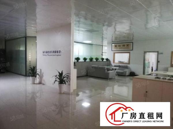  塘厦科苑城标准2楼870平方！现成地坪漆办公室装修