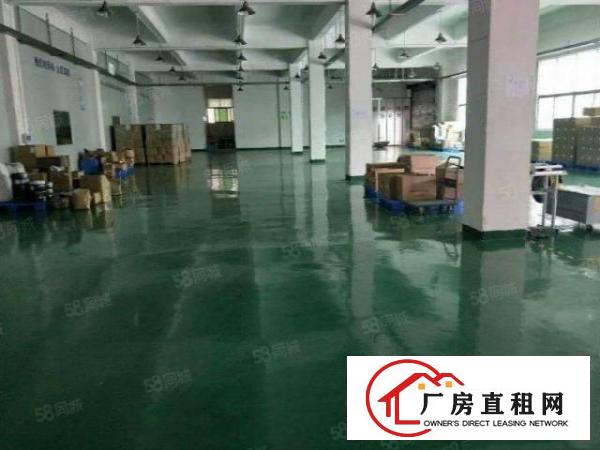  塘厦石马新空标准一楼860方带装修厂房，有地坪漆，车间形象好