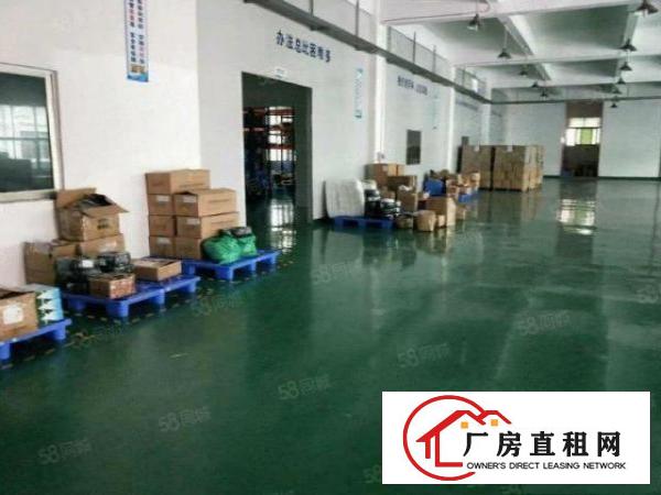  塘厦石马新空标准一楼860方带装修厂房，有地坪漆，车间形象好