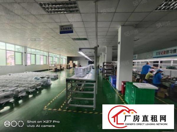  塘厦田心新出3楼1200平方出租！有现成办公室水电齐全低价甩