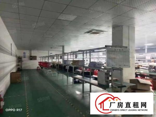  塘厦科苑城工业园厂房分租楼上870平拎包生产现成装修水电齐全