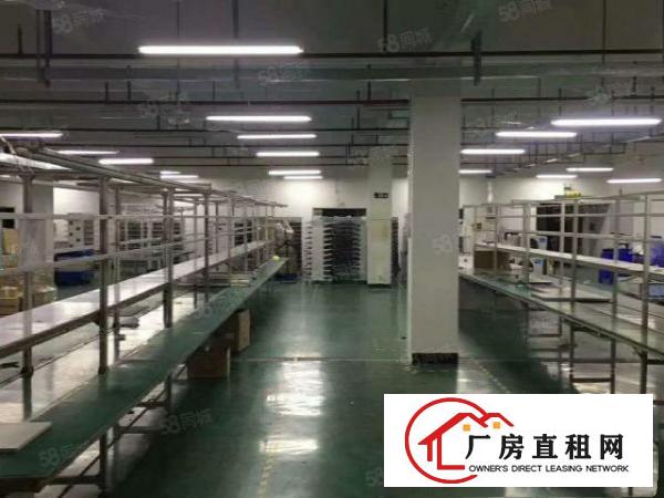  塘厦林村扬帆小学旁标准2楼900平方！电子车间现成装修