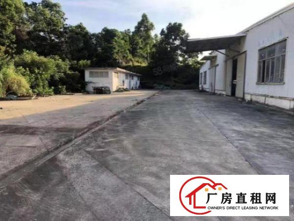  塘厦石马靠山边可做污染行业的单一层厂房300平起租