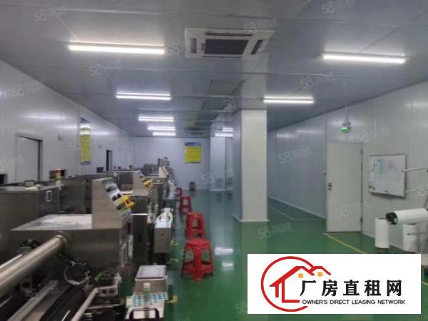  塘厦科苑城楼上2500平无尘车间厂房出租带消防喷淋，靠近高速