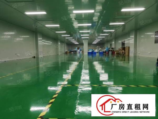  塘厦四村2600平无尘车间，现成装修风淋空调，可做口罩电子类