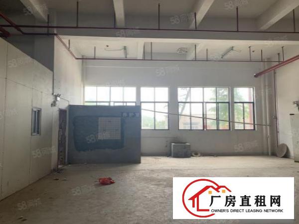 凤岗西旺工业园新出一楼900平水电到位超大空地厂房出租可分租