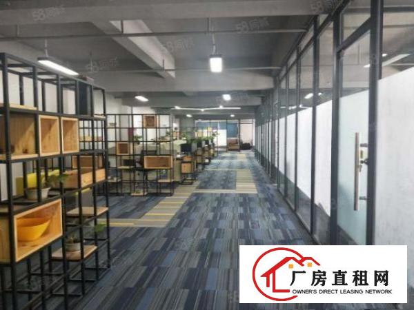  塘厦沙湖工业园标准2楼1450平方！大气前台！精装修办公室！