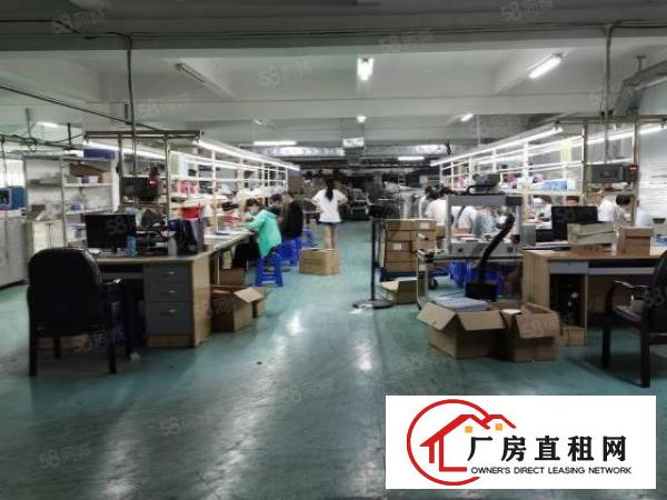  塘厦科苑城楼上2000平厂房出租，带有现成前台办公室等装修