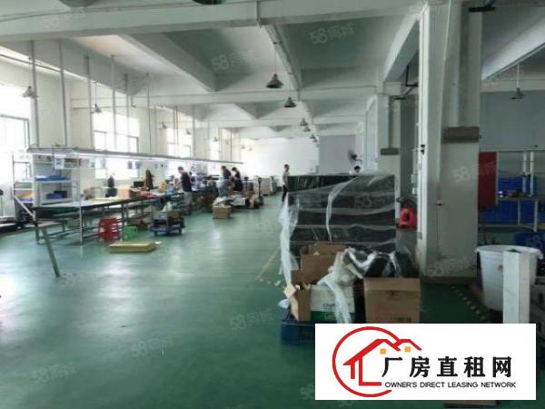  塘厦莆心湖楼上1480平厂房出租豪华办公室装修，车间水电齐全